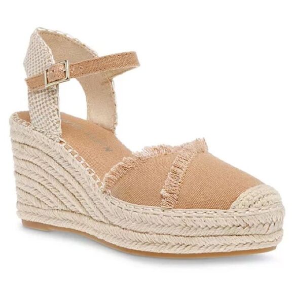 Anne Klein | Laken Espadrille Wedge Sandals - Picture 1 of 9